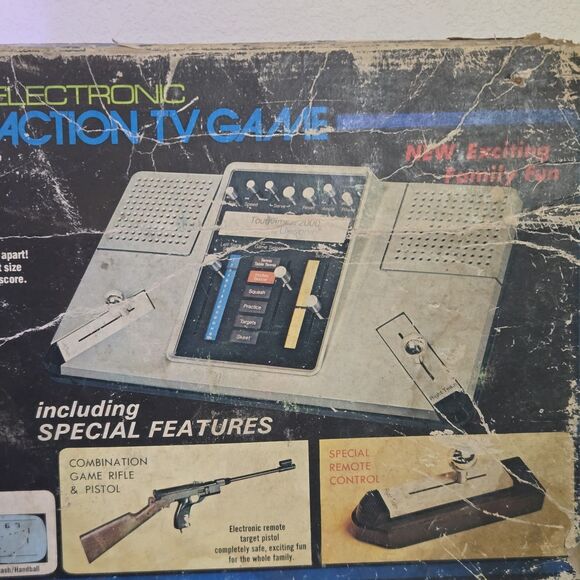 Vintage Unisonic Tournament 2000 Electronic Action TV Game Console w/ Box Works - Picture 4 of 7